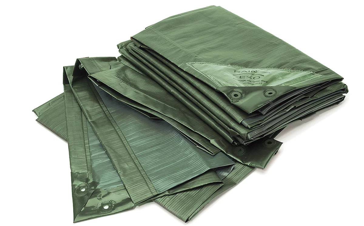 Abdeckplane, Standard, 8 X 12 M, Grün 1 Abdeckplane, Standard, 8 X 12 M, Grün