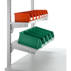 Ablageboden Mit Anschlagleiste Für Arbeitstisch PLANTEC WORK, 800 X 260 Mm