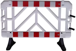 Absperrgitter 2er Set, 1000 X 1500 Mm, Weiß-rot