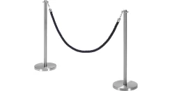 Absperrpfosten, Edelstahl