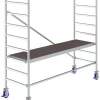 Alu-Fahrgerüst KRAUSE Serie 10, 200 Kg/m², TÜV-geprüft, Höhenverstellbare Rollen, L 2500 X B 750 X H 3000 Mm