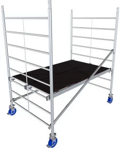 Alu-Fahrgerüst Protec XXL, 200 Kg/m², TÜV-geprüft, Gebremste Rollen, L 2000 X B 1400 X H 2900 Mm