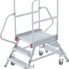 Alu-Rollpodest, Beidseitig, 3 Stufen