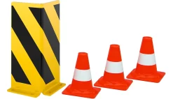Anfahrschutz + 3 Leitkegel Gratis