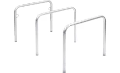 Anlehnbügel WSM, 2-seitig, B 1000 X T 48 X H 800 Mm, Stahl Verzinkt, Zum Einbetonieren