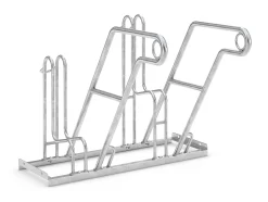 Anlehnparker WSM, 1-seitig, Für Reifen Bis B 55 Mm, B 1000 X T 390 X H 800 Mm, Stahl Verzinkt, 2 Einstellplätze