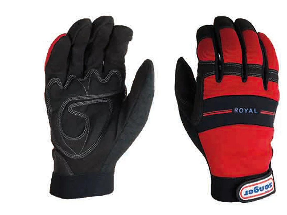 Arbeitshandschuh Royal, Gepolstert, Mit Fingerspitzenschutz, 6 Paar, Größe L 1 Arbeitshandschuh Royal, Gepolstert, Mit Fingerspitzenschutz, 6 Paar, Größe L