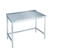 Arbeitstisch Aus Edelstahl, Unterfahrbar, 850 X 700 X 1000 Mm