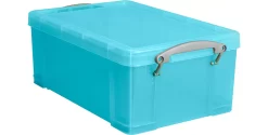 Box, Kunststoff, Transparent Aqua, 9 L