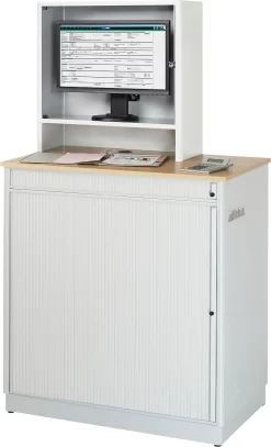 Computer-Station Typ 6018, B 1030 X T 660 X H 1810 Mm, Stationär