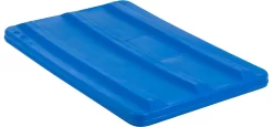 Deckel Für Rechteckbehälter, Kunststoff, 135 L, Blau
