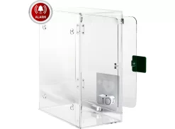 Defibrillator-& AED Wandkasten, Für Innenbereiche, Mit Akustischem Alarm & Standort-Aufkleber, Acrylglas -Lager und Betriebslager defibrillator aed wandkasten fuer innenbereiche mit akustischem alarm standort aufkleber acrylglas img SI 175843 C cut A8