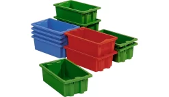 Drehstapelbehälter FB 601, 30 L, Rot -Lager und Betriebslager drehstapelbehaelter fb 601 30 l rot img SI 060110 A cut