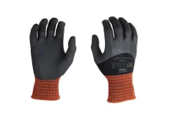 Elastan-Strickhandschuhe Oilatex, Mit 3/4-Nitrilbeschichtung, Flüssigkeitsdicht, 12 Paar, Größe M