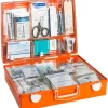 Erste-Hilfe-Koffer MULTI, Gefüllt Mit DIN 13169 (erweitert), B 400 X T 300 X H 150 Mm, ABS-Kunststoff, Orange