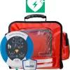 Erste-Hilfe-Wandtasche MedX5, Mit Defibrillator SAM350P & Befüllung Nach DIN 13157