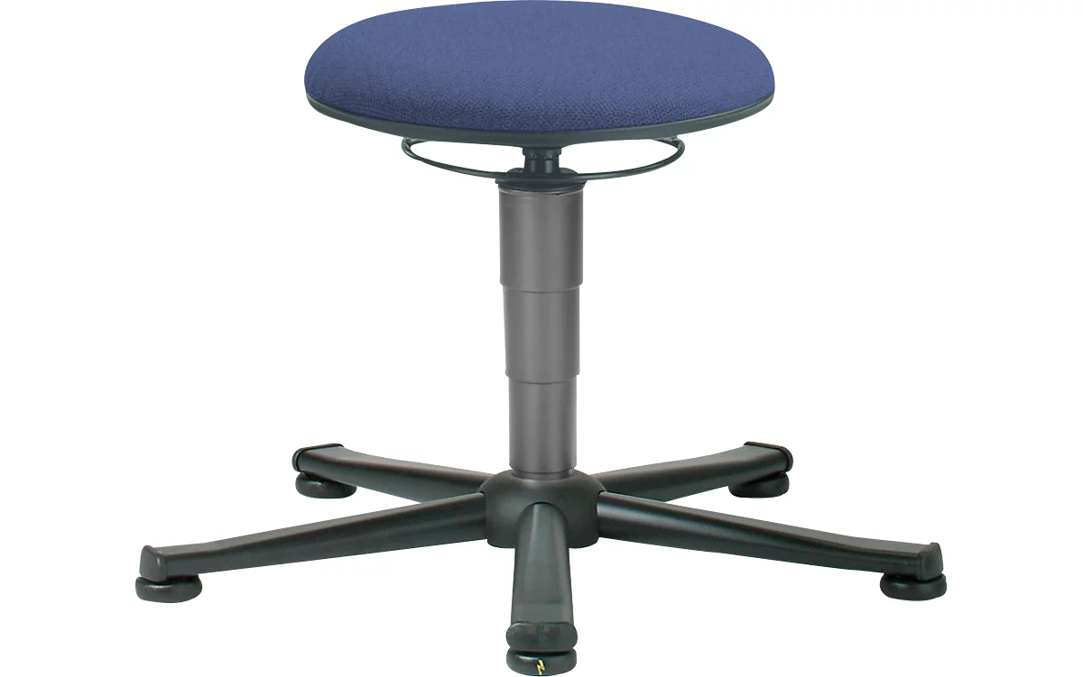 ESD Drehhocker, Stoff, Mit Gleiter, Blau