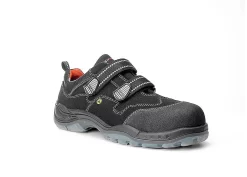 ESD-Sicherheitsschuh ELTEN SID, S3, Mit Klettverschluss, Kunststoffkappe, Größe 43