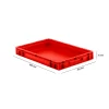 Euro Box Serie EF 6070, Aus PP, Inhalt 14,3 L, Geschlossene Wände, Unterfassgriff, Rot