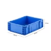 Euro Box Serie MF 4120, Aus PP, Inhalt 10 L, Unterfassgriff, Blau