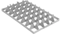 Fachwerkeinsatz FW 1193-2 Oben, PE-HD, Grau