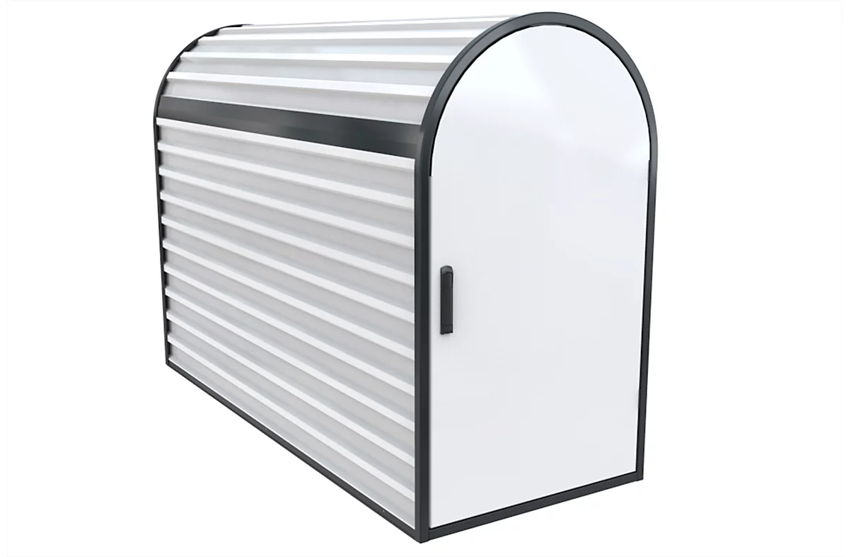 Fahrradgarage BikeBox, Stahlblech-Konstruktion 1 Fahrradgarage BikeBox, Stahlblech-Konstruktion