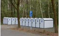 Fahrradgarage BikeBox, Stahlblech-Konstruktion 13 Fahrradgarage BikeBox, Stahlblech-Konstruktion -Lager und Betriebslager fahrradgarage bikebox stahlblech konstruktion img WS 309048 E