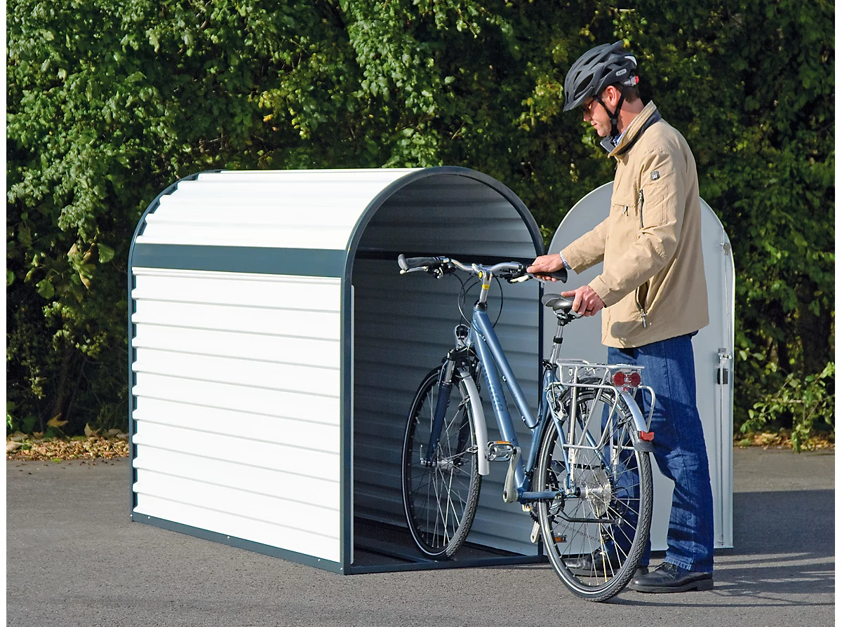 Fahrradgarage BikeBox, Stahlblech-Konstruktion 7 Fahrradgarage BikeBox, Stahlblech-Konstruktion – Bild 7
