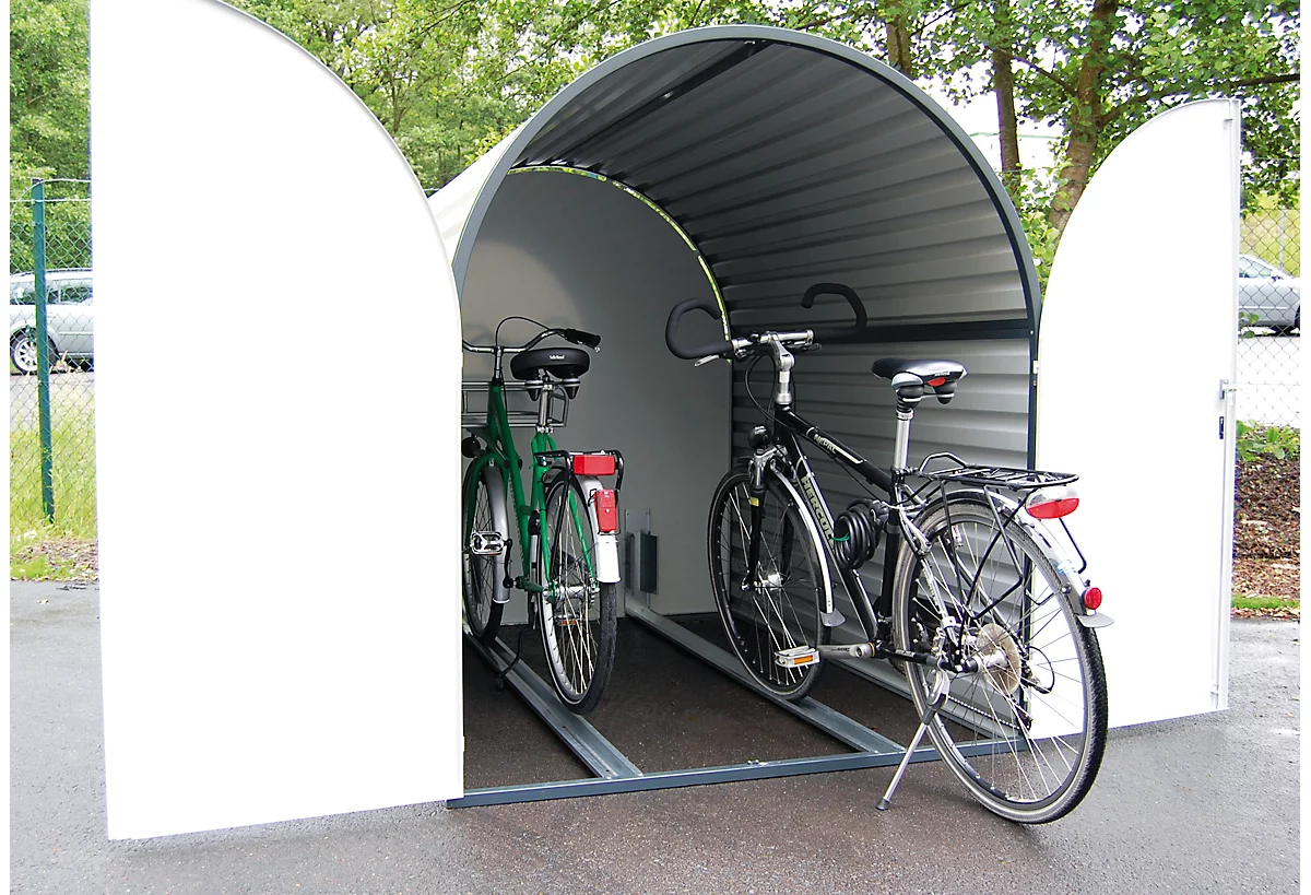 Fahrradgarage BikeBox, Stahlblech-Konstruktion 8 Fahrradgarage BikeBox, Stahlblech-Konstruktion – Bild 8