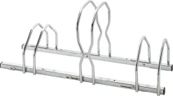 Fahrradständer MOTTEZ Fat Bike, 3 Einstellplätze, Reifenbreite Einstellbar, Selbsttragend, Stahl Verzinkt