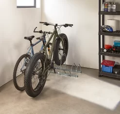 Fahrradständer MOTTEZ Fat Bike, 3 Einstellplätze, Reifenbreite Einstellbar, Selbsttragend, Stahl Verzinkt -Lager und Betriebslager fahrradstaender mottez fat bike 3 einstellplaetze reifenbreite einstellbar selbsttragend stahl verzinkt img SI 194983 E