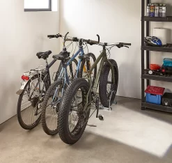 Fahrradständer MOTTEZ Fat Bike, 3 Einstellplätze, Reifenbreite Einstellbar, Selbsttragend, Stahl Verzinkt -Lager und Betriebslager fahrradstaender mottez fat bike 3 einstellplaetze reifenbreite einstellbar selbsttragend stahl verzinkt img SI 194983 I
