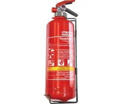Fettbrand Feuerlöscher Gloria FBDP2, DIN EN 3 Für Brandklassen A/B/F, Volumen 2 L, Spritzweite 2 M, Mit Manometer, Rot