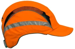 First Base Cap Orange Mit Reflexstreifen