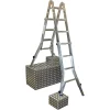 Gelenk-Teleskopleiter, Mit 4 X 4 Sprossen