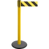 Gurtpfosten GLA 29, Gelb, Gurt Schwarz/gelb