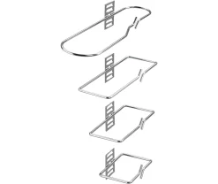 Kabelführungsbügel, Verzinkt, Aus Rundstahl, 10 Stück