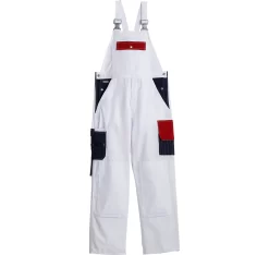 KANSAS® Maler-Latzhose Color, Weiß, Gr. 44