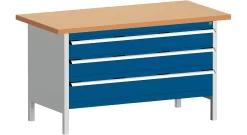 Kastenwerkbank Cubio KW-1578-2.22, Enzianblau