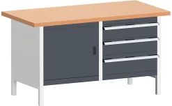 Kastenwerkbank KW-1578-2.3 RAL 7035/7016