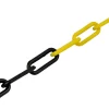 Kunststoff-Gliederkette, Ø 8 Mm, Gelb/schwarz, 25 M