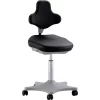Labordrehstuhl Labster 9103, Kunstleder, Skai Schwarz
