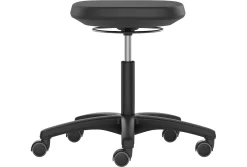 Laborhocker LABSIT, Mit Rollen, Stufenlose Sitzhöhenverstellung
