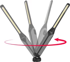LED-Werkstattleuchte Ansmann IL700R, 700 Lumen (Hauptleuchte), 120 Lumen (Knopfleuchte), Bis Zu 15 H, Drehbar, B 40 × T 44,5 × H 384 Mm, Kunststoff -Lager und Betriebslager led werkstattleuchte ansmann il700r 700 lumen hauptleuchte 120 lumen knopfleuchte bis zu 15 h drehbar b 40 t 44 5 h 384 mm kunststoff img SI 301833 I cut
