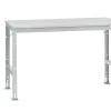 Manuflex Arbeitstisch UNIVERSAL Standard, 1500 X 1000 Mm, Melamin Lichtgrau, Lichtgrau