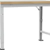 Manuflex Werkbank Profi Spezial, Tischplatte Kunststoff, 1250 X 700 Mm, Lichtgrau