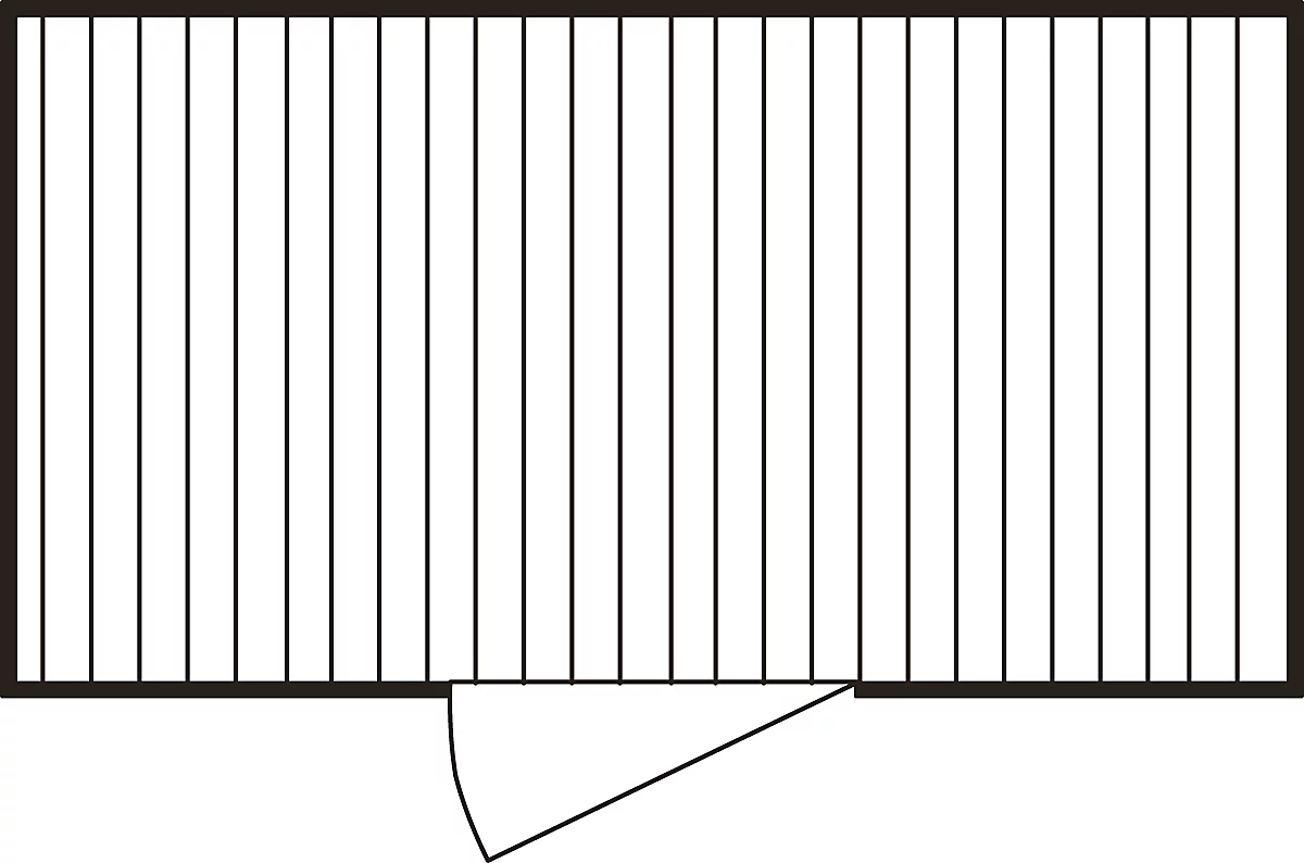 Materialcontainer MC 1400, Verzinkt, Montiert, Mit Holzfußboden 3 Materialcontainer MC 1400, Verzinkt, Montiert, Mit Holzfußboden – Bild 3
