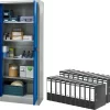 Materialschrank Schäfer Shop Pure, Abschließbar, B 800 X T 400 X H 1935 Mm + Gratis 20 Schäfer Shop Select Aktenordner, DIN A4, 80 Mm