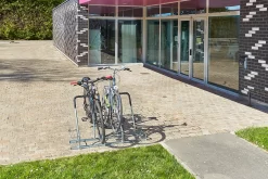 Mottez Fahrradständer Für 2 Fahrräder, Grundmodul, Verzinkter Stahl, Bügel Mit Gummi, B 670 X T 590 X H 740 Mm -Lager und Betriebslager mottez fahrradstaender fuer 2 fahrraeder grundmodul verzinkter stahl buegel mit gummi b 670 x t 590 x h 740 mm img SI 194977 J