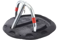 Mottez Parkplatzbügel Mit Gummisockel, Europ. Zylinderschloss, B 680 X T 720 X H 400 Mm